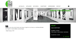 Desktop Screenshot of hernerkuenstlerbund.de